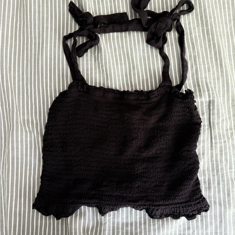 Abercrombie & Fitch Black Tank Top